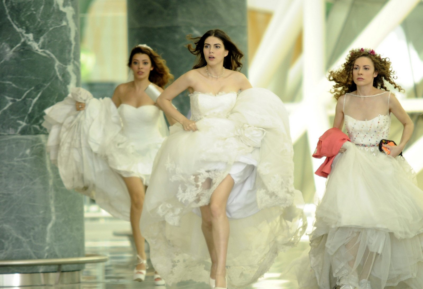 turkish, Tv, Series, Kacakgelinler, Bride, Girls, Wedding, Dress Wallpaper