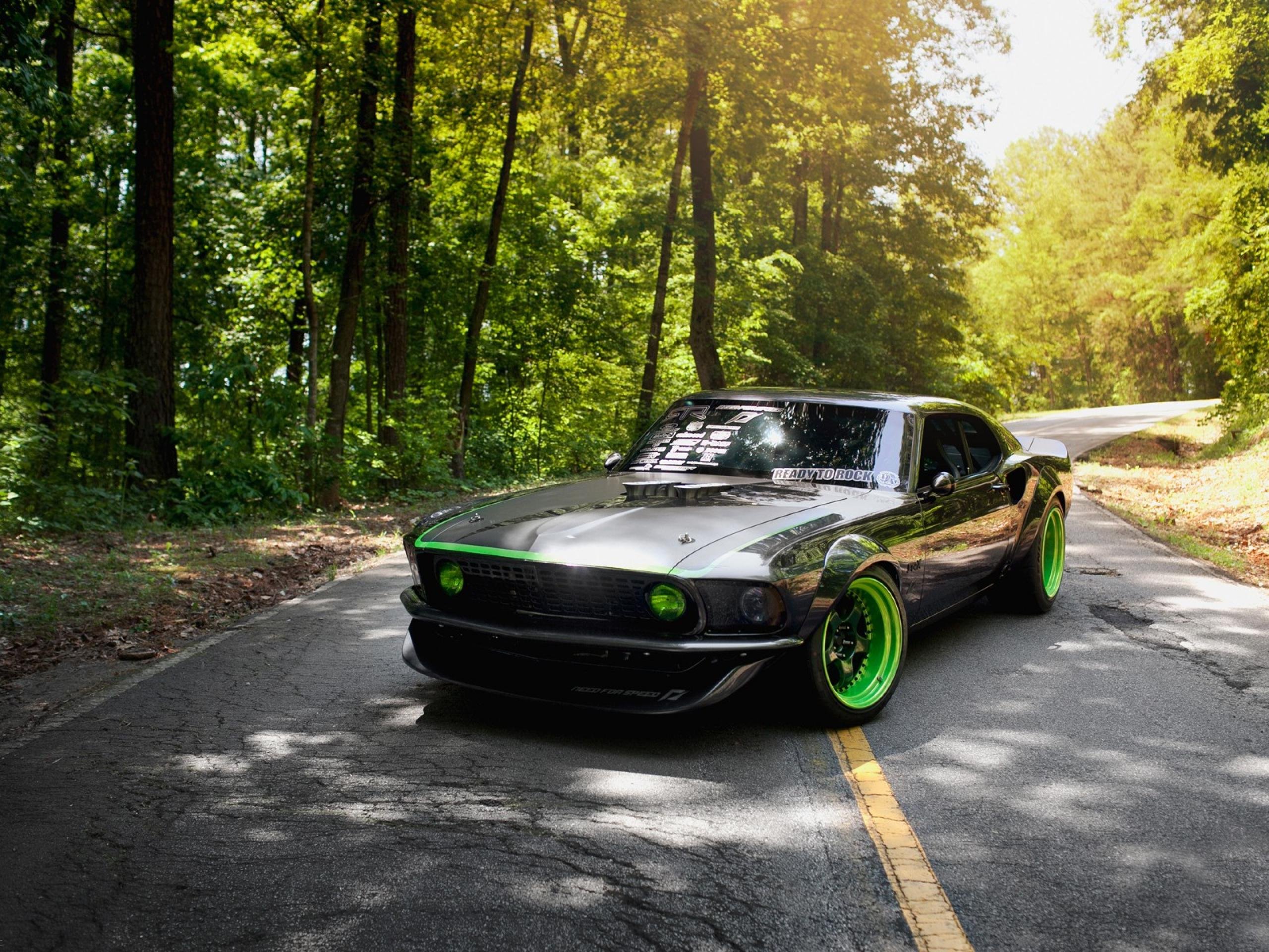 1969, Ford, Mustang, Rtr x, Drift, Race, Racing, Hot, Rod, Rods, Muscle, Classic, Need, Speed, Rtr Wallpaper