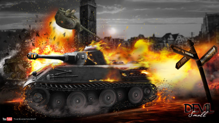 world, Of, Tanks, Fire, Side, Games, Military, Weapons, Flames HD Wallpaper Desktop Background