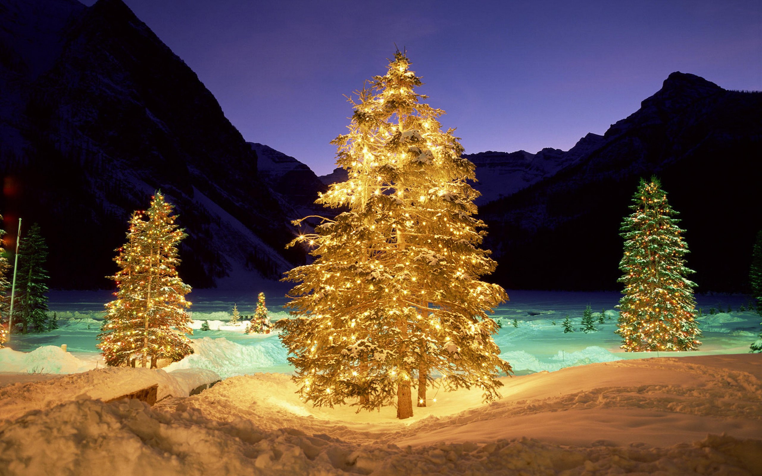 merry, Christmas, Holiday, Vacation, Gifts, Tree, Happy, Beautiful, Santa, Snowman, Lights Wallpaper