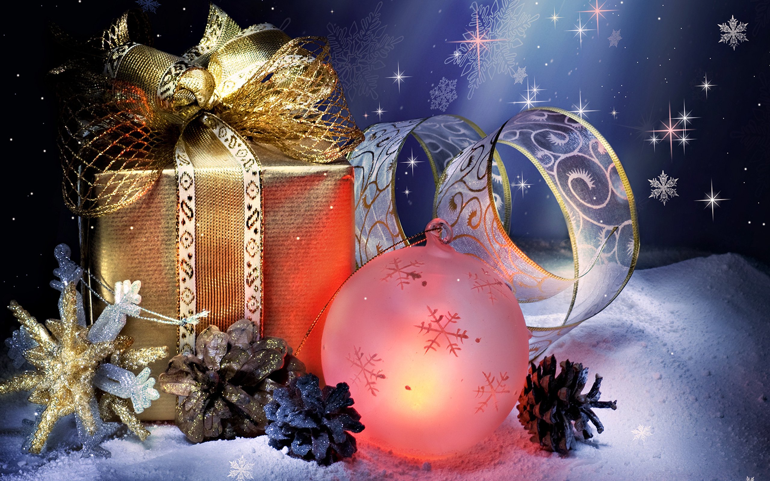 merry, Christmas, Holiday, Vacation, Gifts, Tree, Happy, Beautiful, Santa, Snowman, Lights Wallpaper