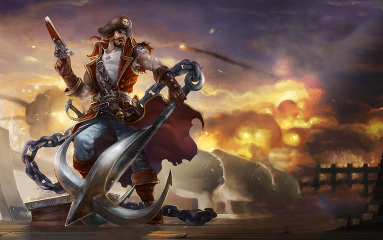 video, Games, Pirates, League, Of, Legends, Gangplank HD Wallpaper Desktop Background