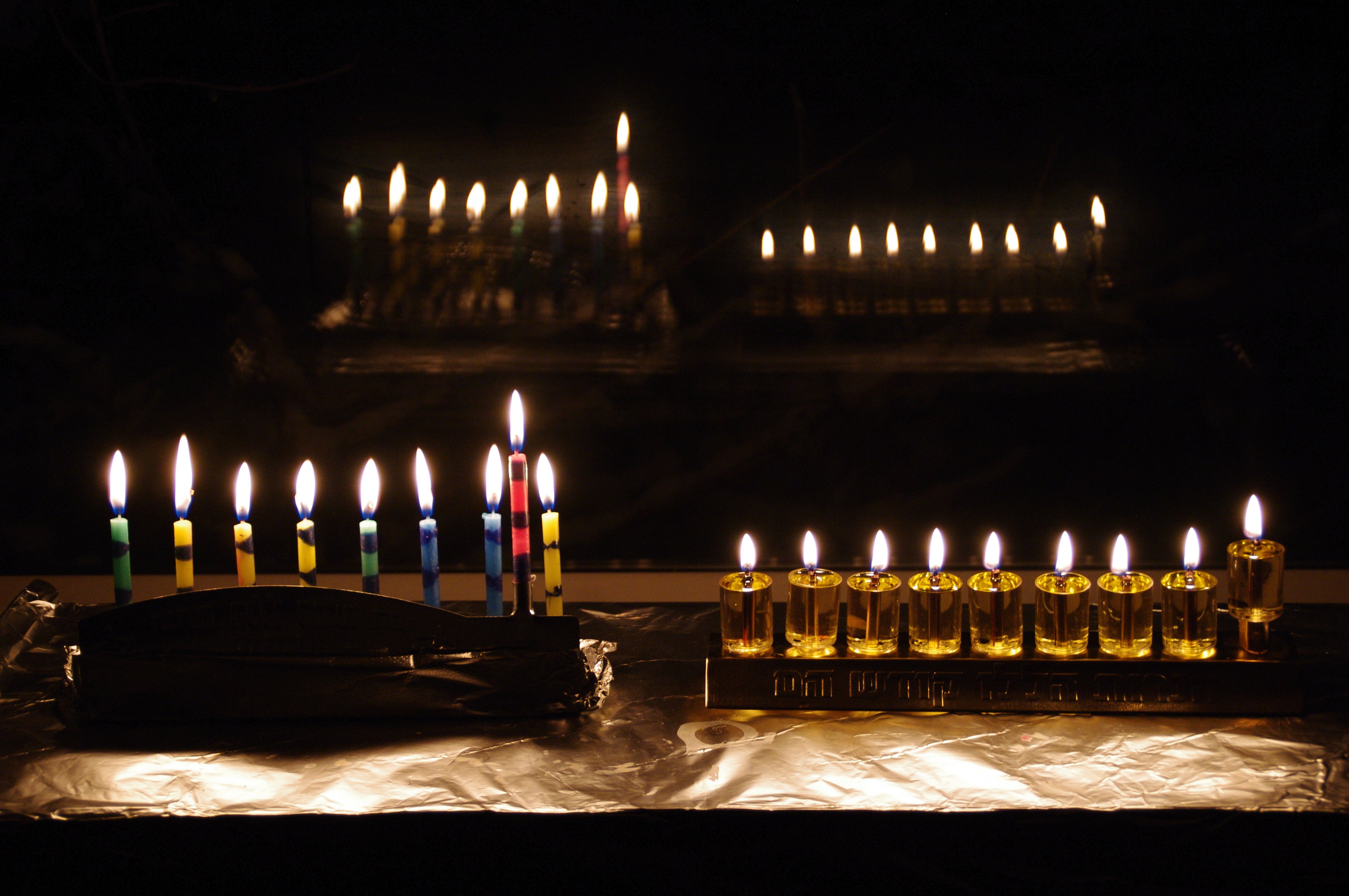 Hanukkah, Jewish, Festival, Holiday, Candelabrum, Candle, Menorah ...