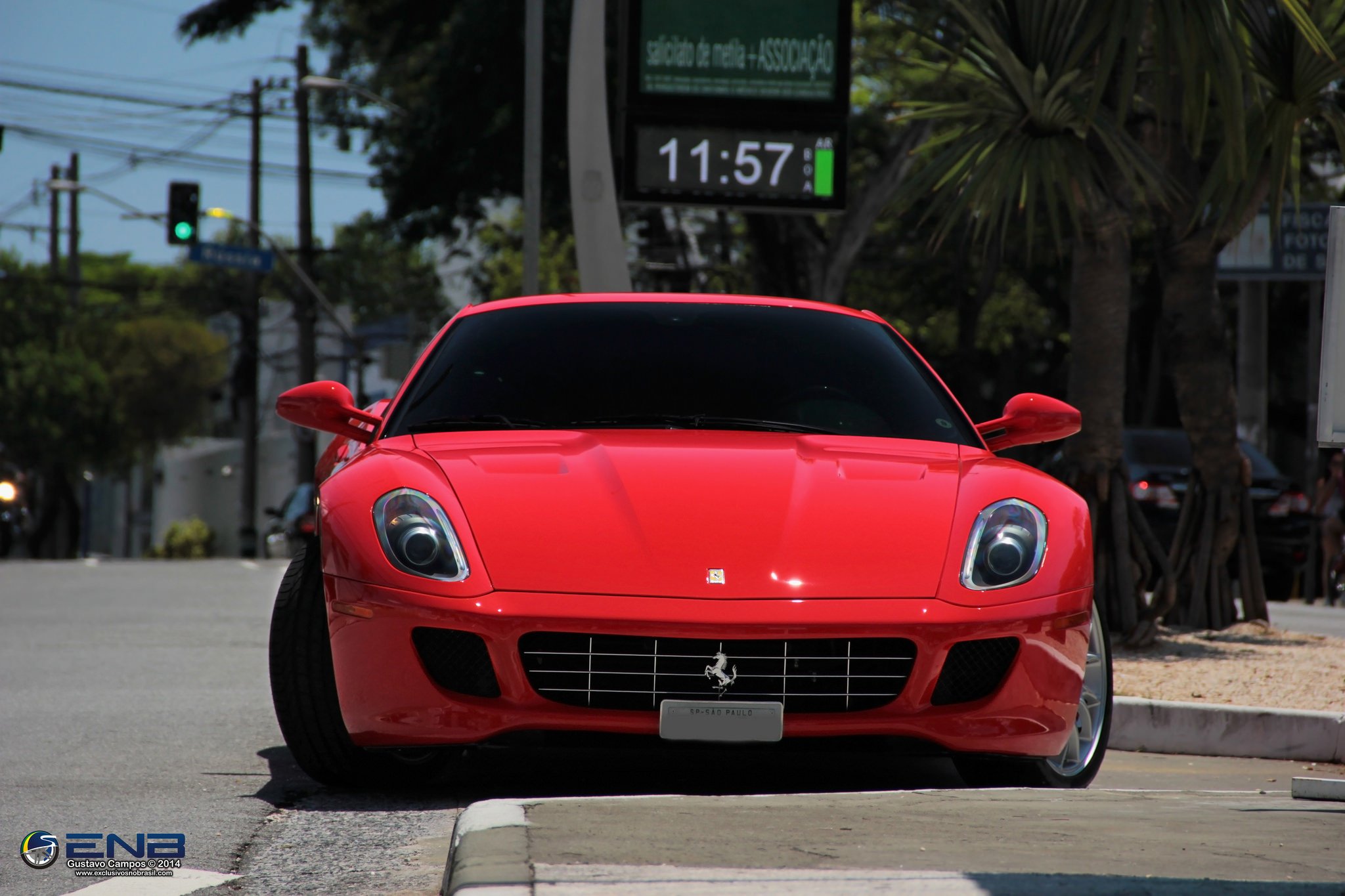 ferrari, 599, Gtb, Fiorano, Coupe, Cars, Supercars, Italia, Rouge, Red, Rosso Wallpaper