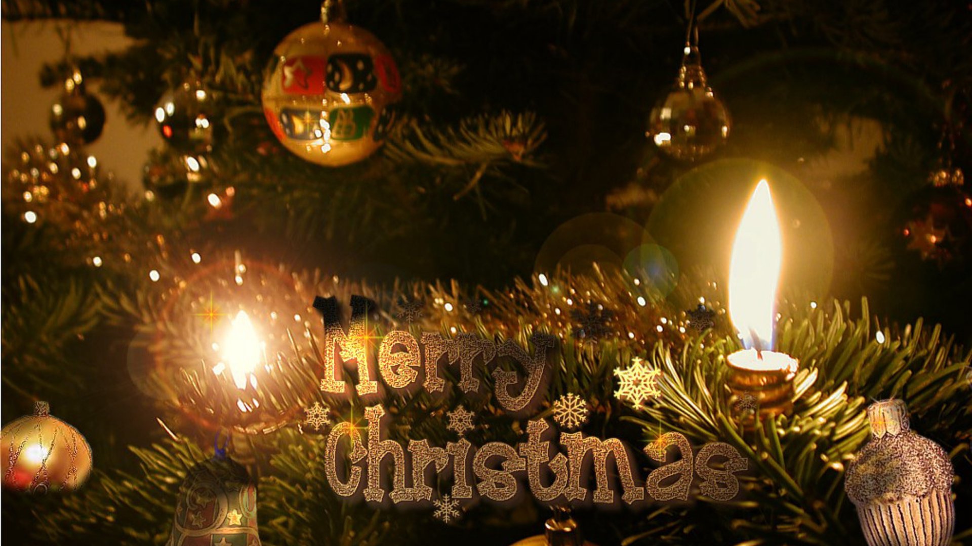 merry, Christmas, Holiday, Winter, Snow, Beautiful, Tree, Gift, Santa Wallpaper