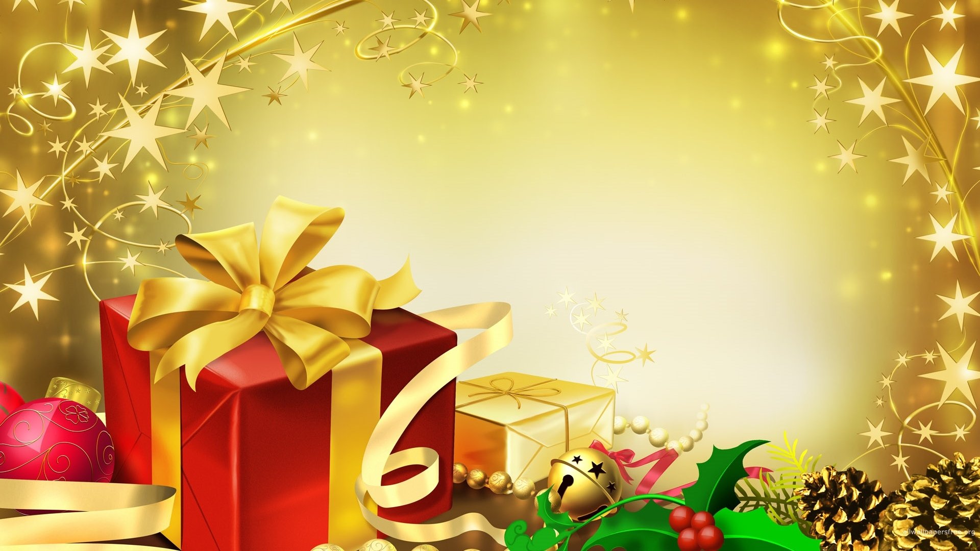 merry, Christmas, Holiday, Winter, Snow, Beautiful, Tree, Gift, Santa Wallpaper