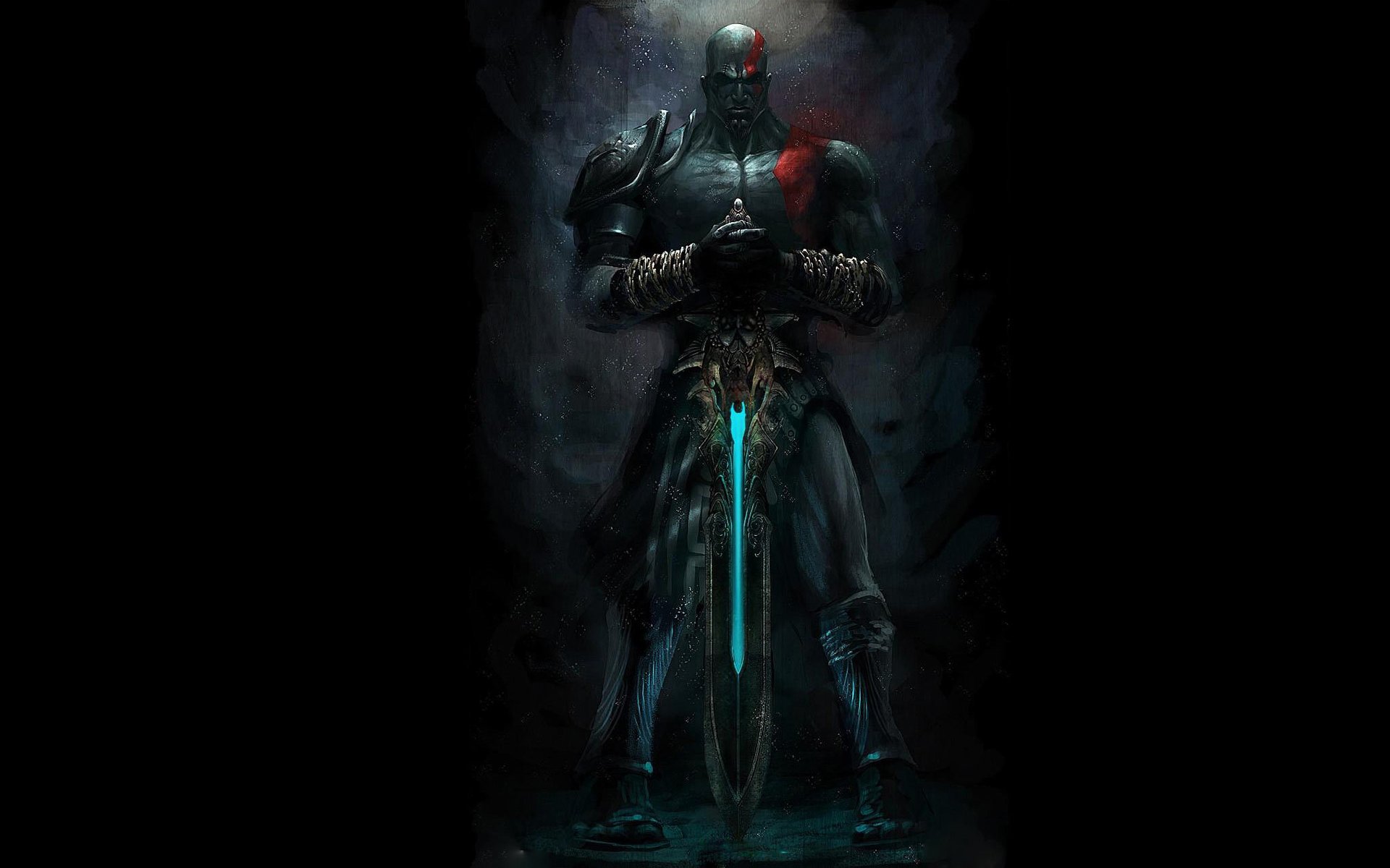 god, Of, War, Kratos, And, The, Sword, Of, Olympus Wallpaper