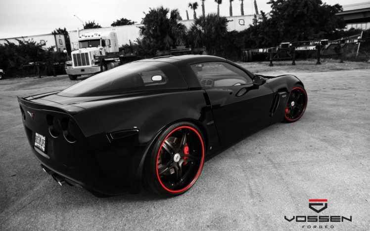 cars, Vehicles, Chevrolet, Corvette, Selective, Coloring, Corvette, Black, Cars HD Wallpaper Desktop Background