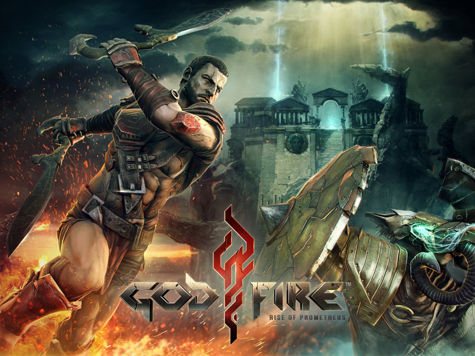 godfire, Rise, Prometheus, Action, Adventure, Fantasy, Fighting, Warrior, 1godfire, Poster Wallpaper