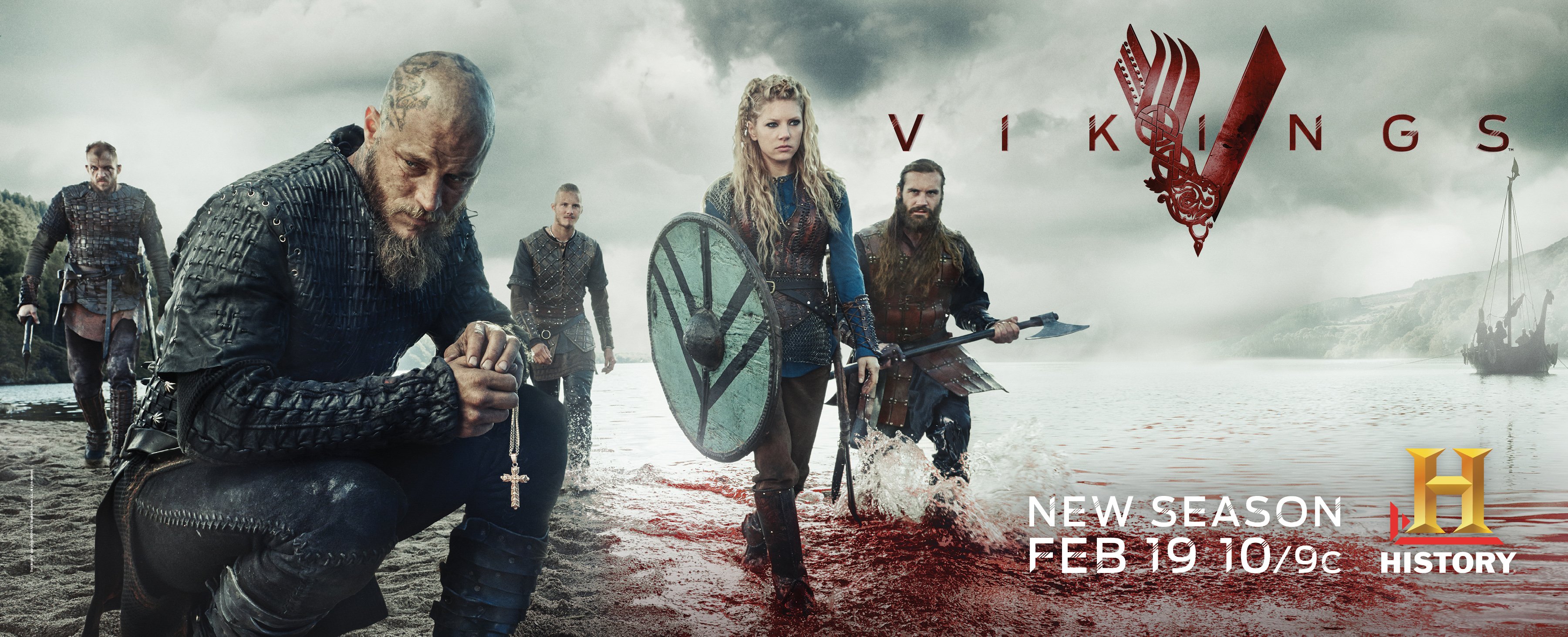 vikings, Action, Drama, History, Fantasy, Adventure, Series, 1vikings, Viking, Warrior Wallpaper