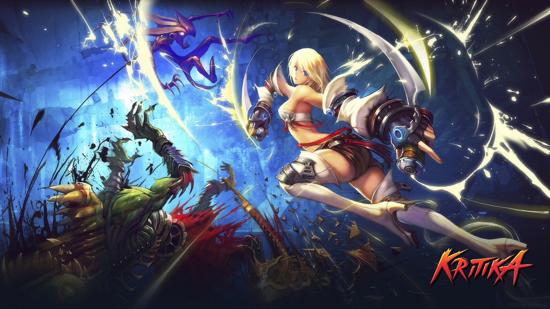 kritika, Online, Fantasy, Mmo, Rpg, Fighting, Action, Warrior, 1kritika, Warrior Wallpaper