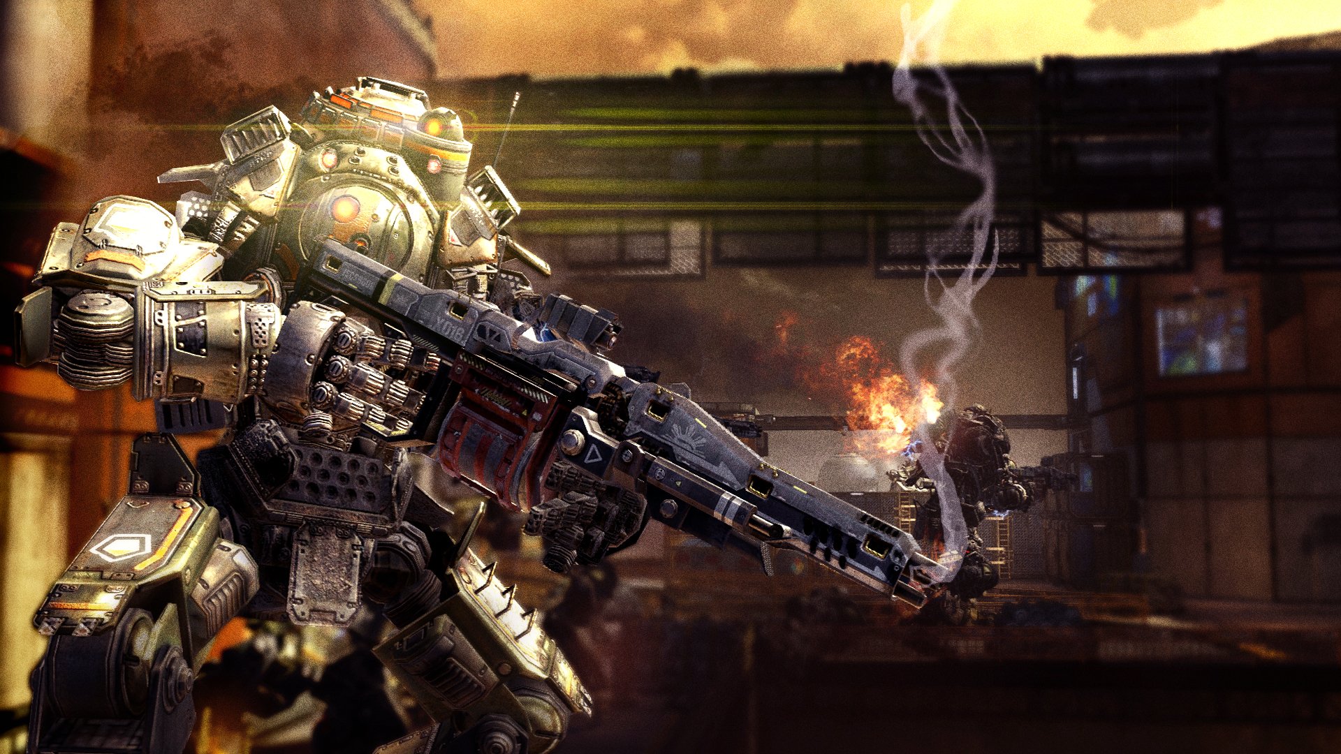 titanfall, Shooter, Fps, Action, Futuristic, Online, Mmo, 1titanfall, Fighting, Apocalyptic, Warrior, Weapon, Gun, Mecha, Mech Wallpaper