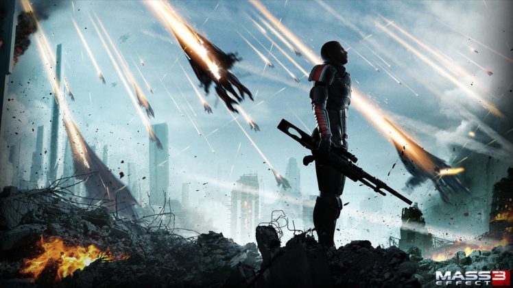 soldiers, Video, Games, Mass, Effect, Warriors HD Wallpaper Desktop Background