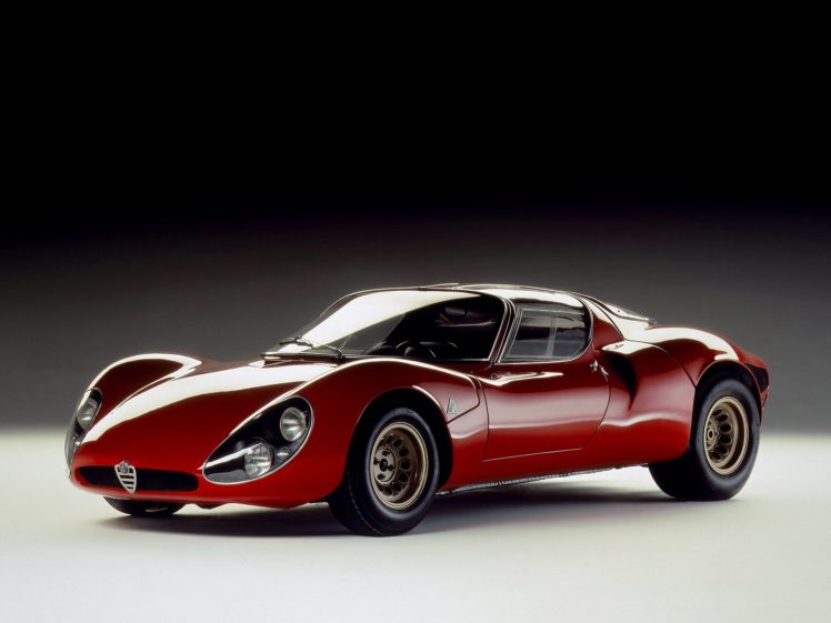 1967, Alfa, Romeo, Tipo 33, Stradale, Prototipo, Supercar, Tipo, Classic HD Wallpaper Desktop Background