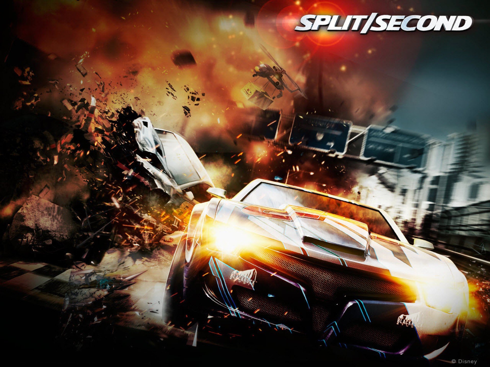 Split Second Action Racing Race Video Game Arcade Splitsecond Velocity Disney Poster Wallpapers Hd Desktop And Mobile Backgrounds