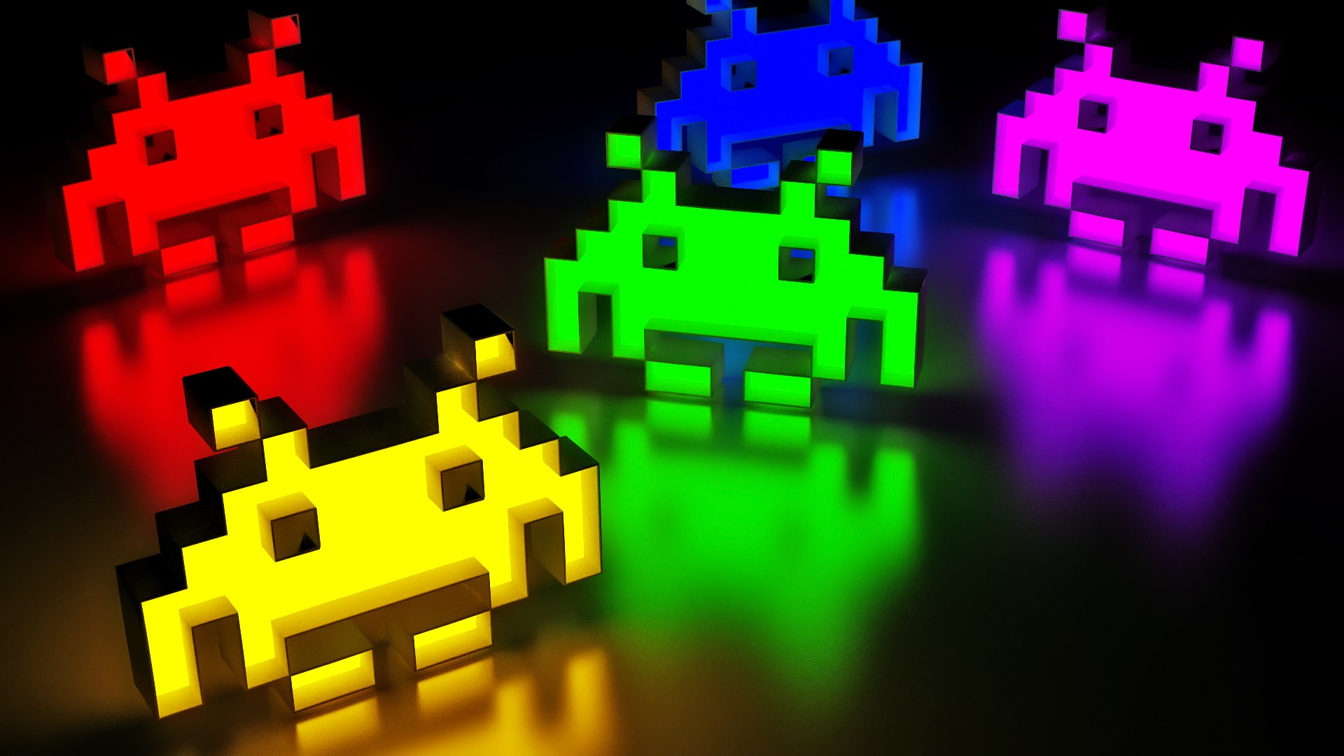 space, Invaders Wallpaper
