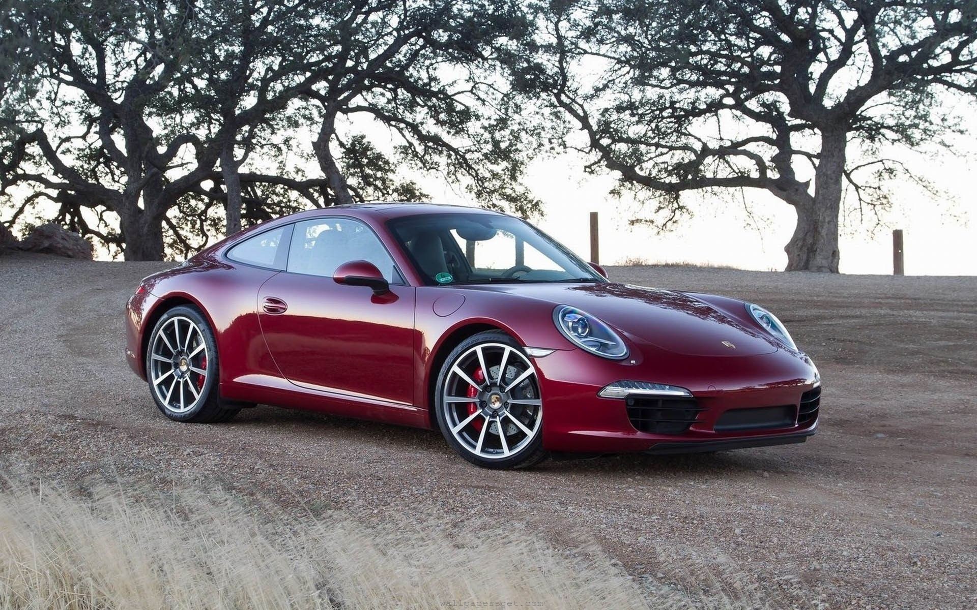 trees, Red, Germany, Turbo, Wheels, Sports, Cars, Roadster, Porsche