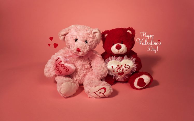 valentines, Day, Mood, Love, Holiday, Valentine, Heart, Teddy, Bear HD Wallpaper Desktop Background