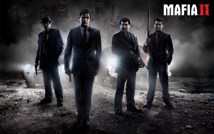 mafia, Ii, Crime, Shooter, Action, Adventure, Fighting, 1mafiall, Violence, Weapon, Gun HD Wallpaper Desktop Background