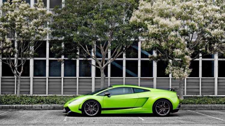 cars, Lamborghini, Gallardo, Green, Cars, Lamborghini, Gallardo, Lp570 4, Superleggera HD Wallpaper Desktop Background