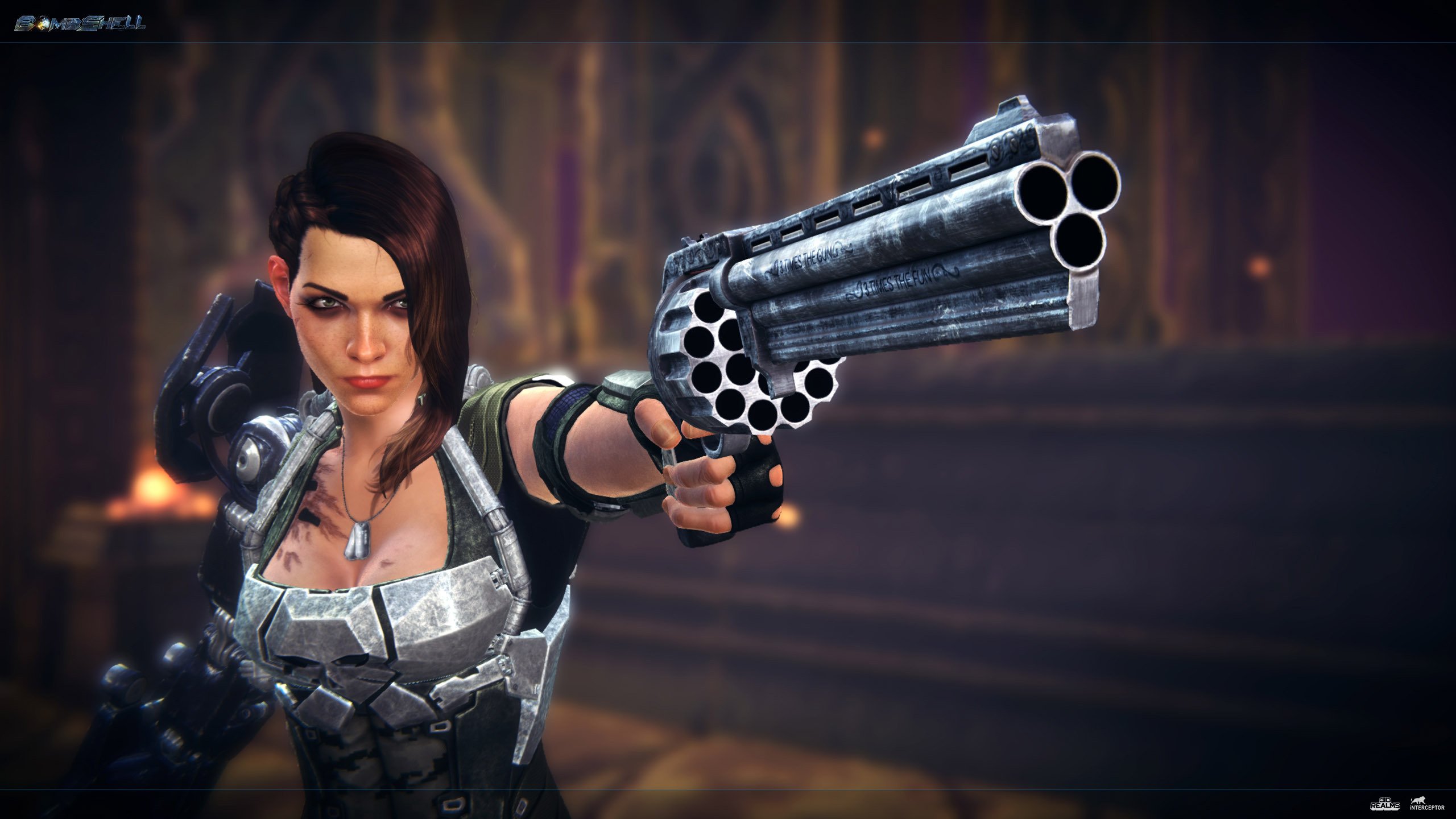 bombshell, Action, Rpg, Shooter, Duke, Nukem, 1bshell, Fighting, Sci fi, Warrior Wallpaper