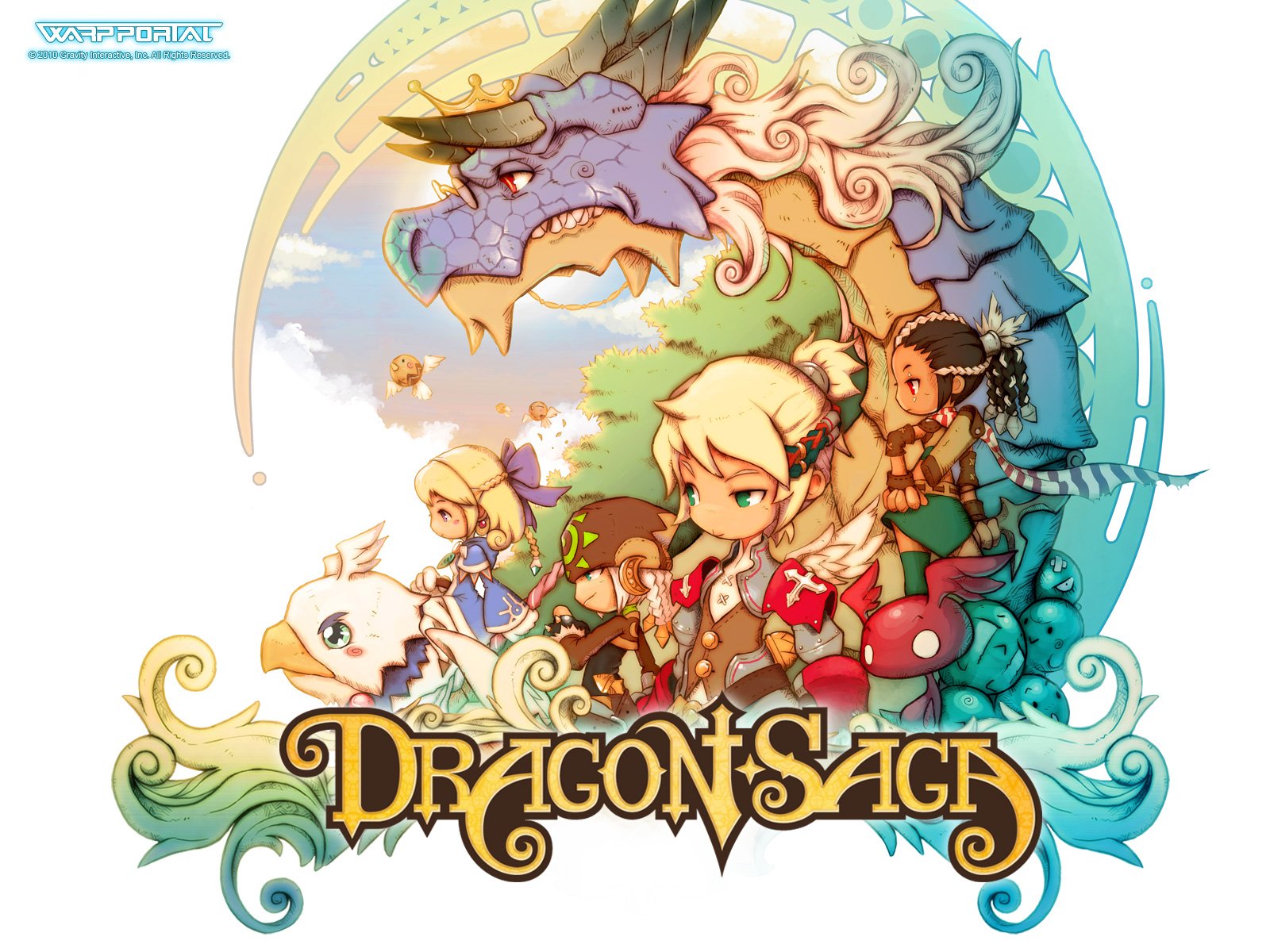 dragon, Saga, Dragonica, Online, Fantasy, Mmo, Rpg, Scrolling, Magic, 1dso, Adventure, Action, Fighting, Anime, Poster Wallpaper