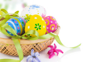 holidays, Easter, Eggs, Ribbon