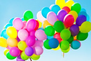 happy, Balloons, Colorful, Sky, Fun, Joy
