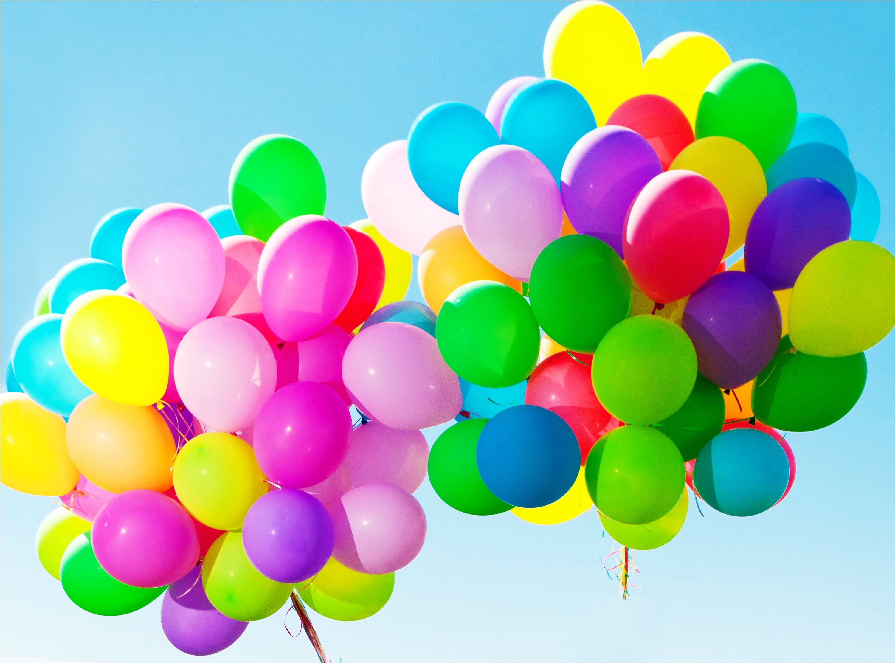 happy, Balloons, Colorful, Sky, Fun, Joy Wallpaper