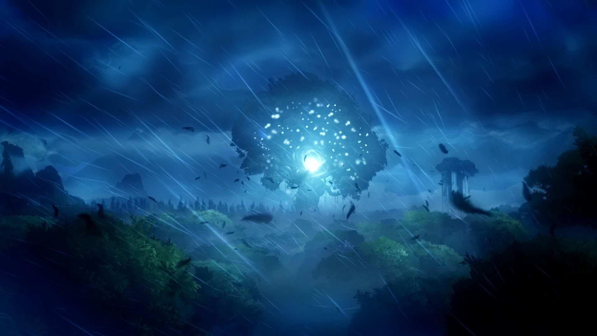 ori blind forest, Action, Adventure, Rpg, Ori, Blind, Forest, Fantasy, Magic, 1oribf Wallpaper