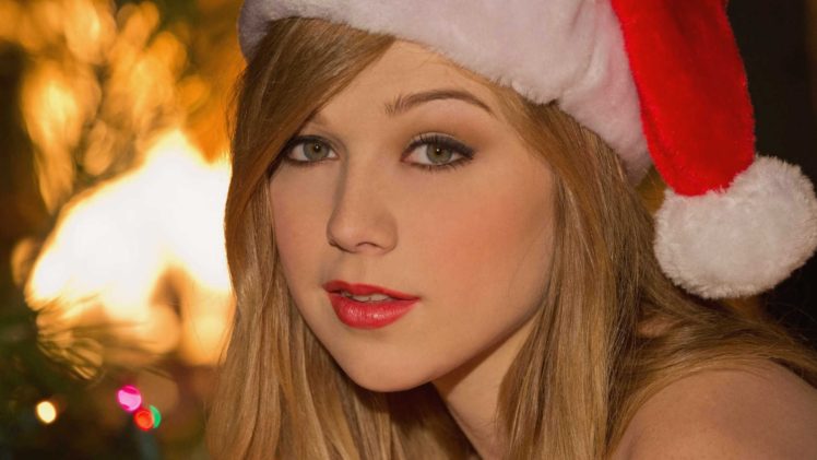 blondes, Women, Models, Christmas, Babes, Magazine, Santa, Hat, Alaina, Fox HD Wallpaper Desktop Background