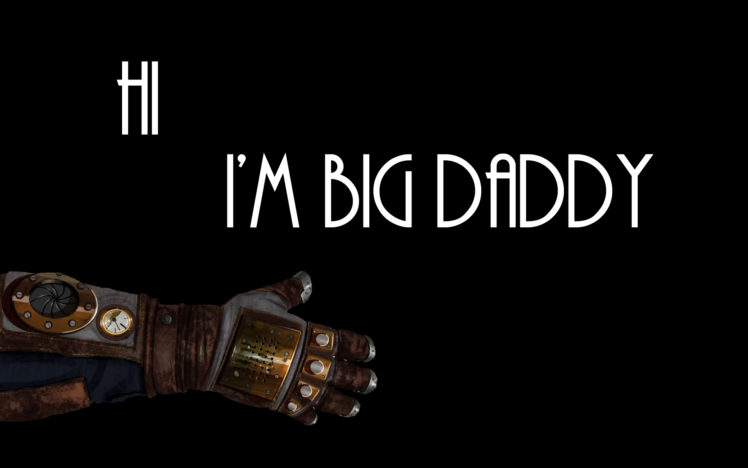 bioshock, Big, Daddy, Black, Hand, Steampunk HD Wallpaper Desktop Background