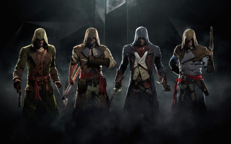 assassins, Creed, Unity, Fantasy, Action, Adventure, Fighting, Warrior HD Wallpaper Desktop Background