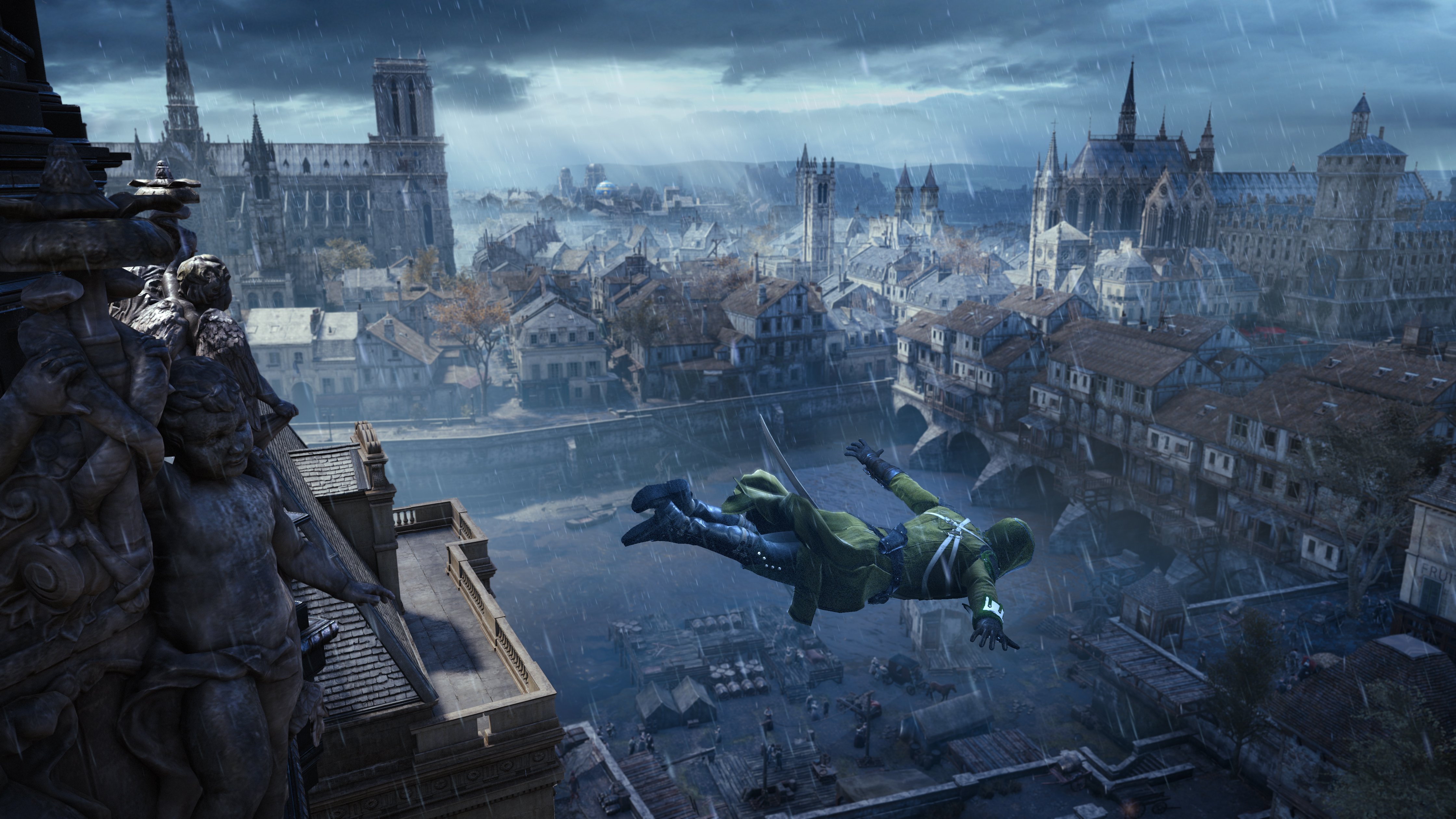 assassins, Creed, Unity, Fantasy, Action, Adventure, Fighting, Warrior Wallpaper