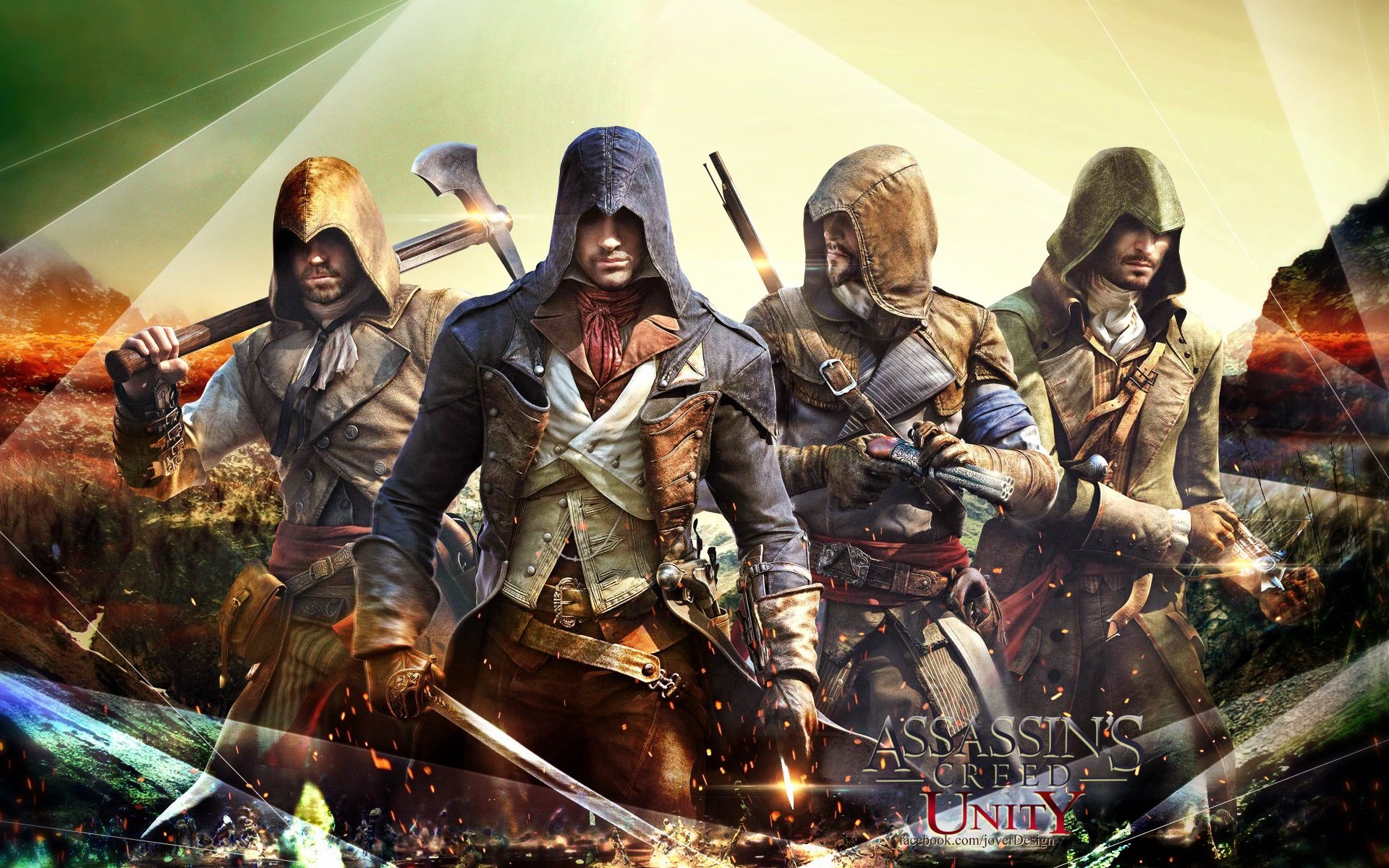 assassins, Creed, Unity, Fantasy, Action, Adventure, Fighting, Warrior Wallpaper