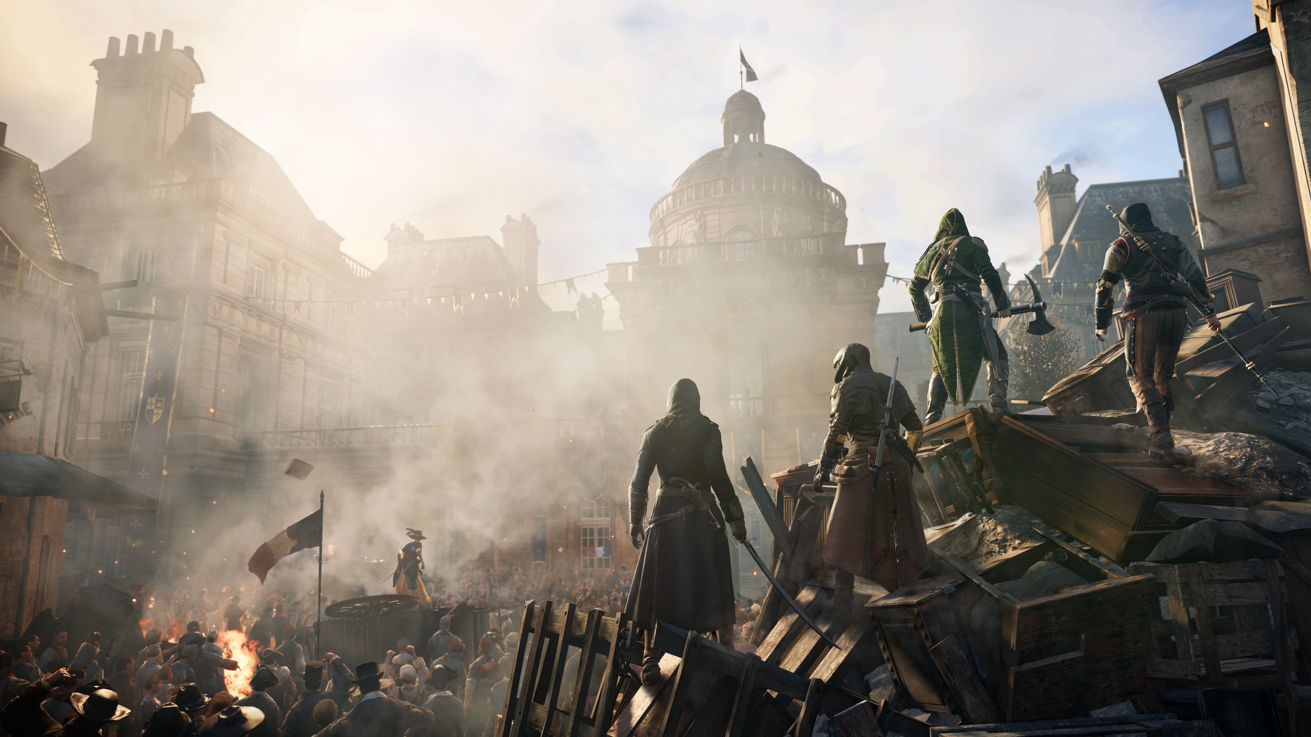 assassins, Creed, Unity, Fantasy, Action, Adventure, Fighting, Warrior Wallpaper