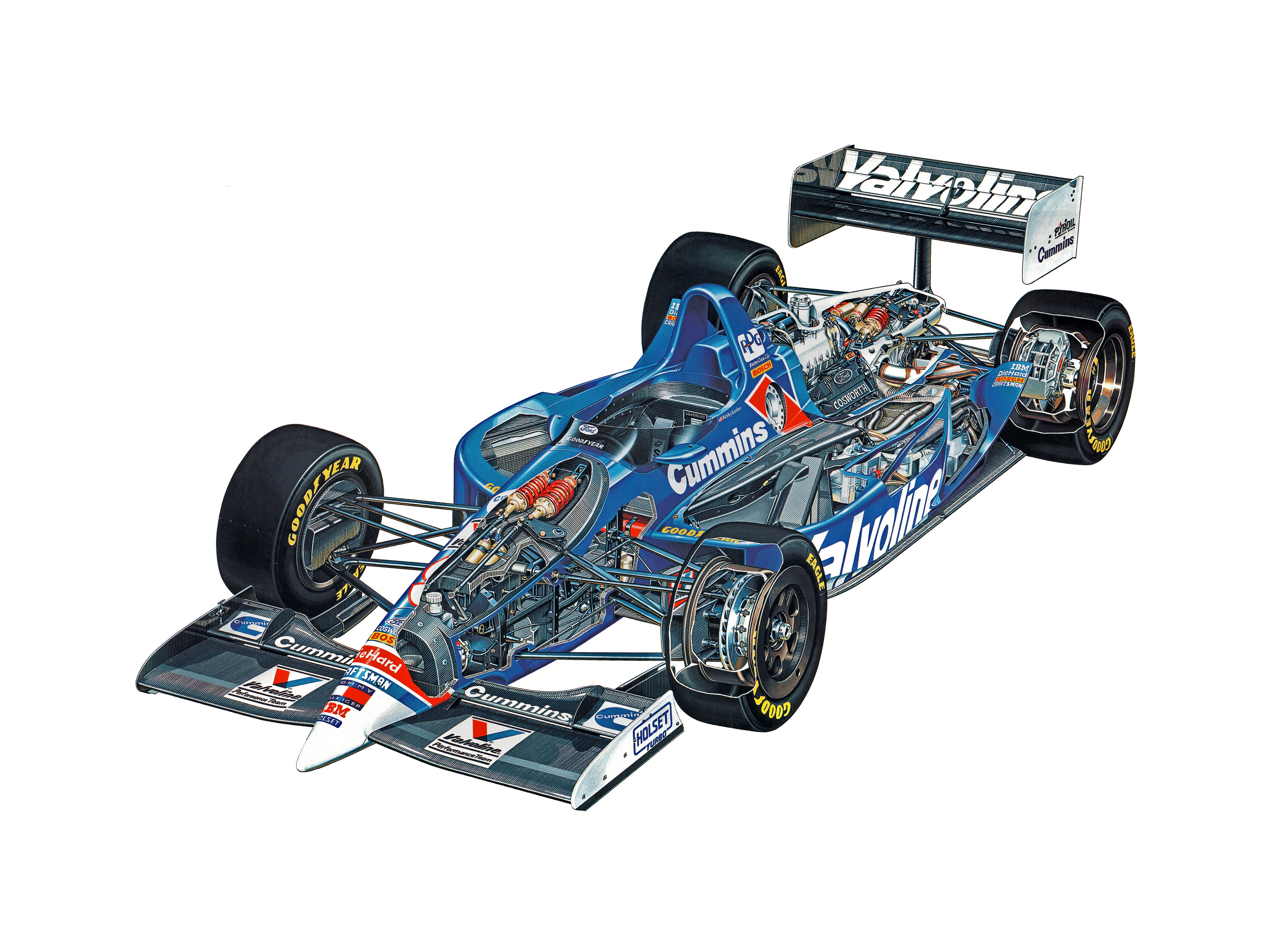indy, Cars, Sportcars, Cutaway, Technical, Lola, T94 00, 1994 Wallpaper
