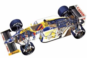 formula, One, Sportcars, Cutaway, Technical, Williams, Fw11, 1986