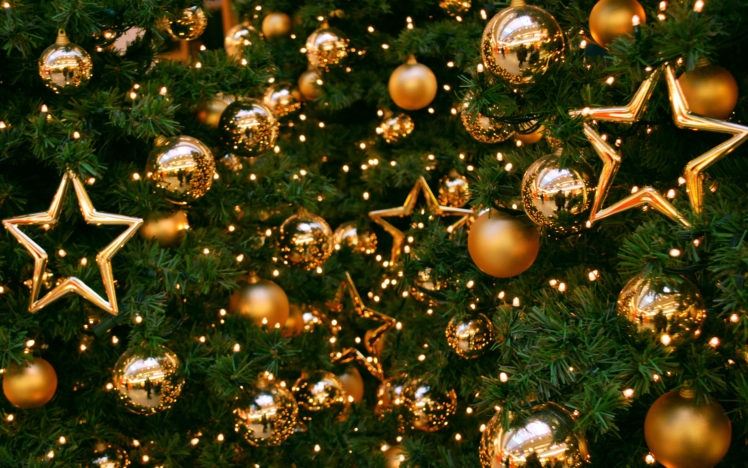 tree, New, Year, Toys, Stars, Balls, Christmas HD Wallpaper Desktop Background