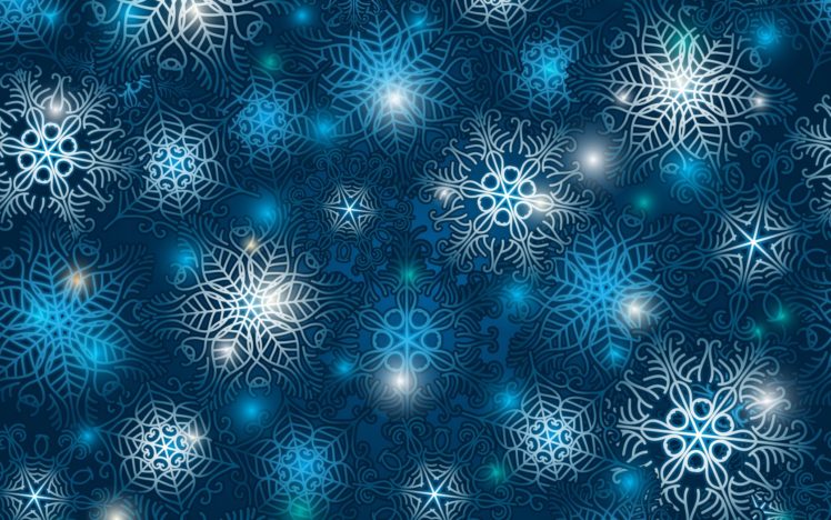snowflakes, Patterns HD Wallpaper Desktop Background