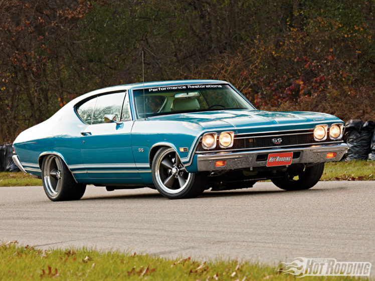 1968, Chevy, Chevelle, Ss, Muscle, Cars, Hot, Rod HD Wallpaper Desktop Background