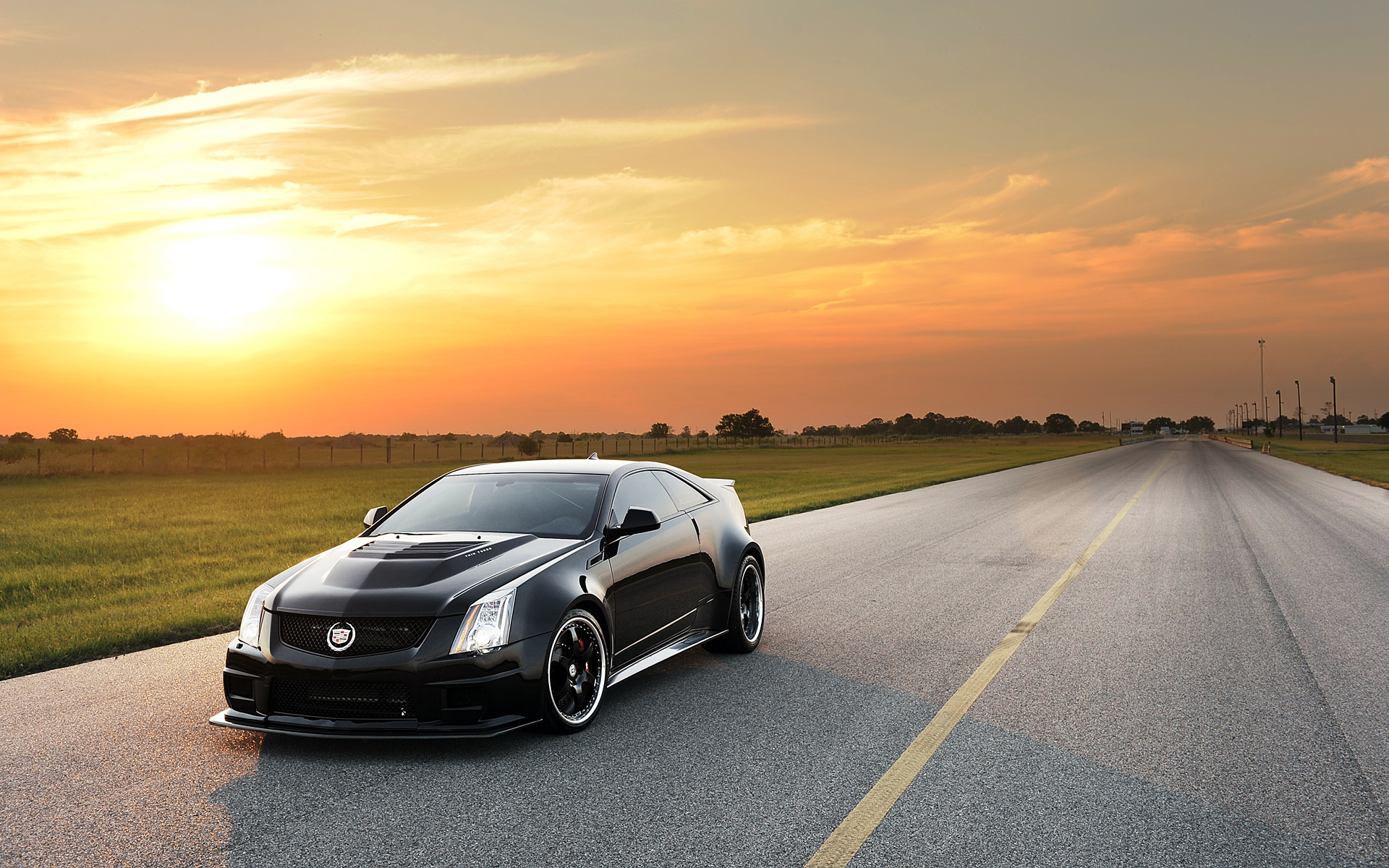 2012, Hennessey, Cadillac, Vr1200, Twin, Turbo, Coupe, Tuning, Muscle, Cars Wallpaper