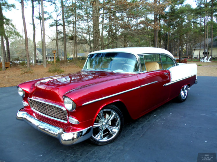 1955, Chevrolet, Bel, Air, 350ci, 4 speed, Auto, Hot, Rod, Classic, Cars HD Wallpaper Desktop Background