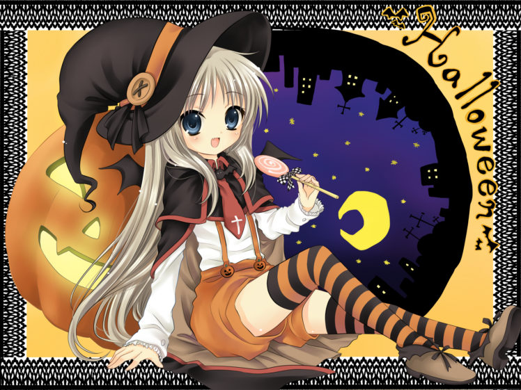 halloween, Hanabana, Tsubomi, Little, Busters , Loli, Noumi, Kudryavka HD Wallpaper Desktop Background