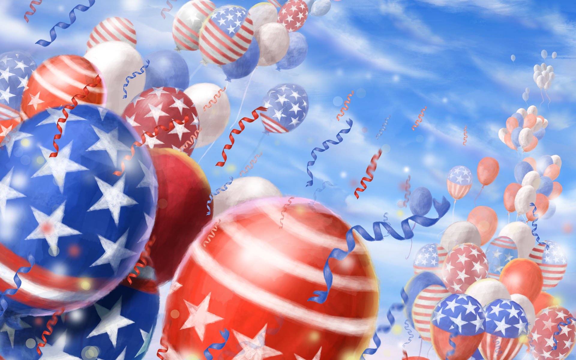 4th, July, Independence, Day, Usa, America, Holiday, 1ijuly, United, States, Flag, Poster 