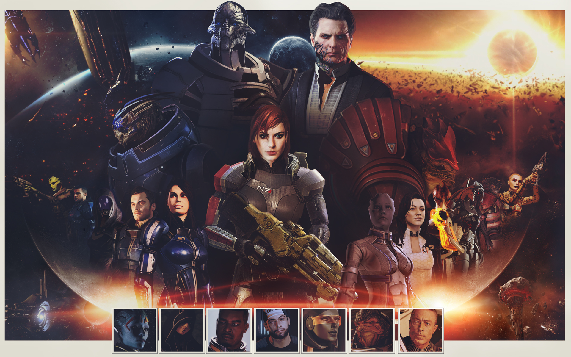 mass, Effect, Sci fi Wallpaper