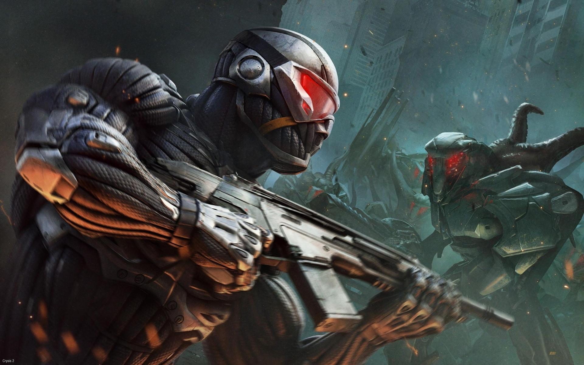 crysis, Sci fi, Weapons Wallpaper