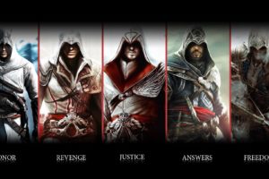 assassins, Creed, Ezio, Connor, Altair, Ubisoft, Animus, Assassin, Blade, Weapon, Warrior