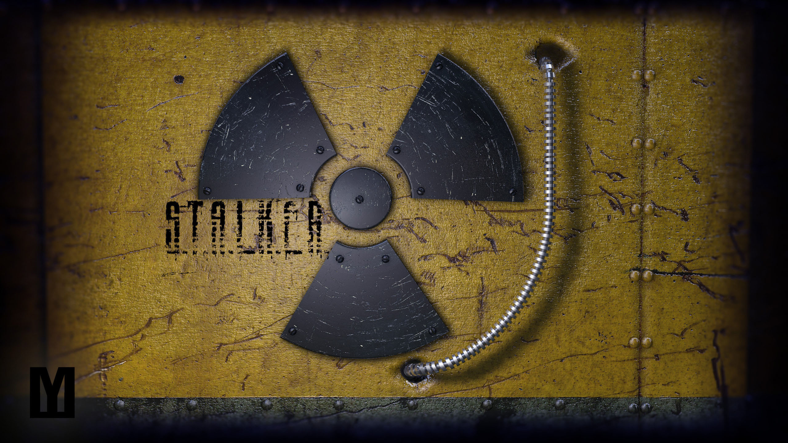 stalker, Radiation, Sign, Metal Wallpaper