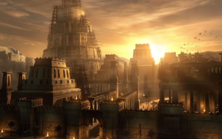 prince, Of, Persia, City, Sunset, Videogames HD Wallpaper Desktop Background